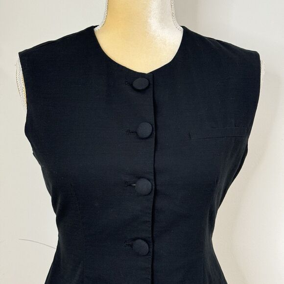 Elegant Black Women's Vest - Picture 5 of 12